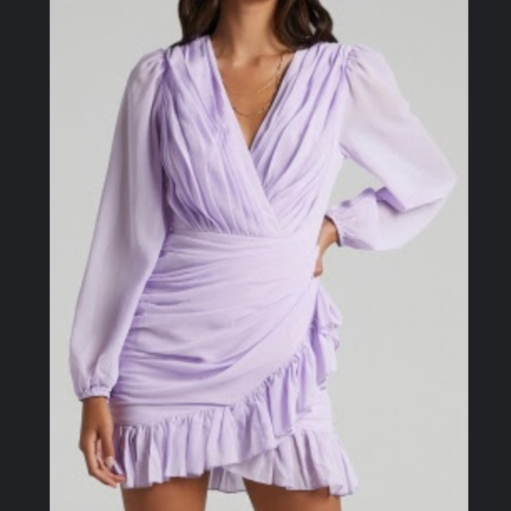 Showpo Can I be your Honey Dress size US 4 -lilac